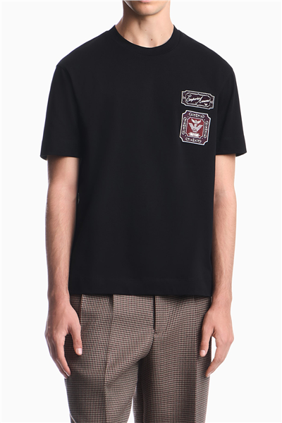 Emporio Armani Erkek Bisiklet Yaka T-Shirt Siyah