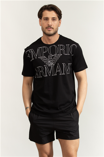 Emporio Armani Erkek Bisiklet Yaka T-Shirt