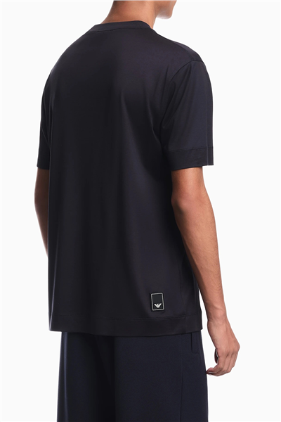 Emporio Armani Erkek Bisiklet Yaka T-Shirt Lacivert