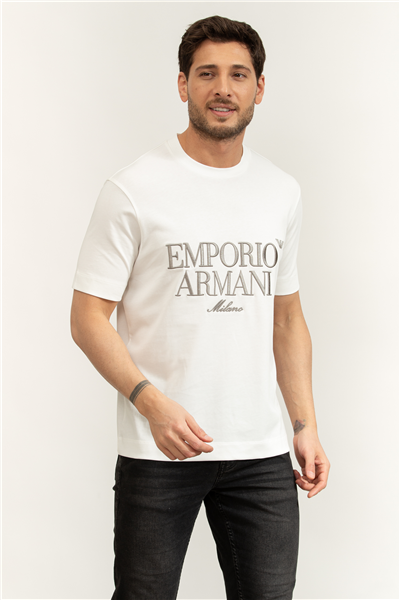 Emporio Armani Erkek Bisiklet Yaka T-Shirt