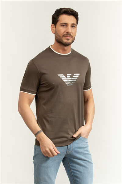 Emporio Armani Erkek Bisiklet Yaka T-Shirt