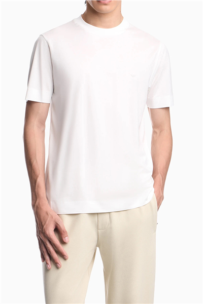 Emporio Armani Erkek Bisiklet Yaka T-Shirt Beyaz