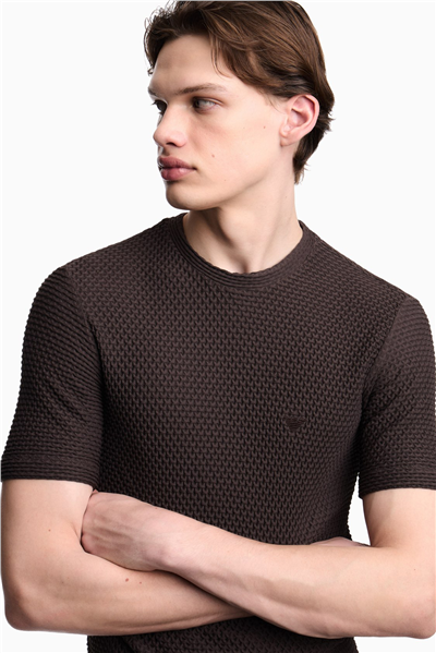 Emporio Armani Erkek Bisiklet Yaka T-Shirt Çok Renkli