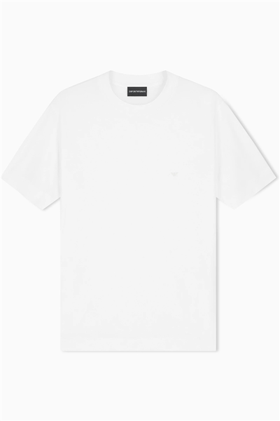 Emporio Armani Erkek Bisiklet Yaka T-Shirt Beyaz