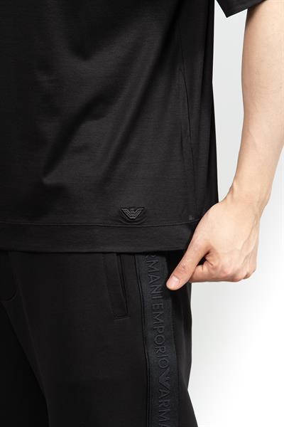 Emporio Armani Erkek Bisiklet Yaka T-Shirt Siyah