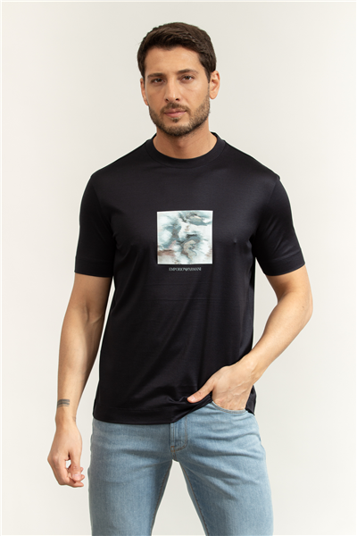 Emporio Armani Erkek Bisiklet Yaka T-Shirt