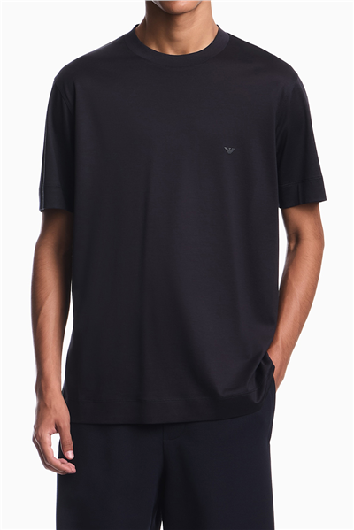 Emporio Armani Erkek Bisiklet Yaka T-Shirt Lacivert