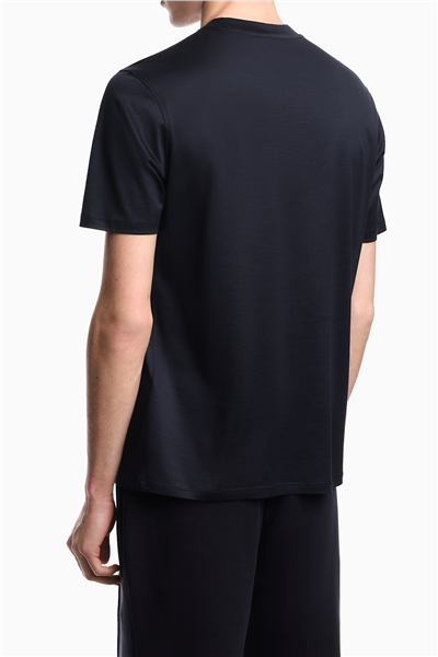 Emporio Armani Erkek Bisiklet Yaka T-Shirt Lacivert