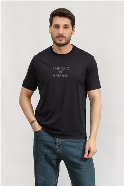 Emporio Armani Erkek Bisiklet Yaka T-Shirt