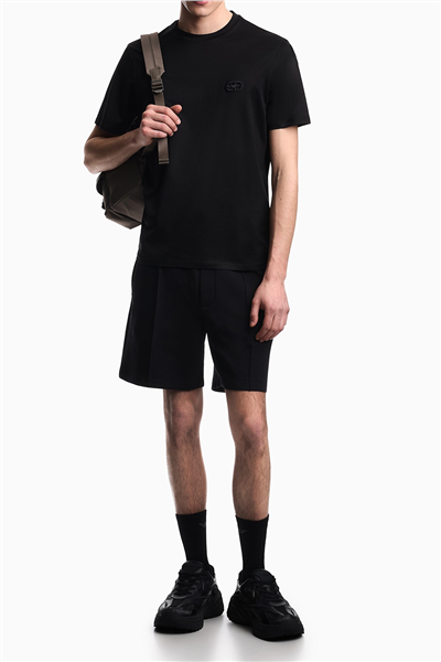 Emporio Armani Erkek Bisiklet Yaka T-Shirt Siyah