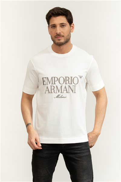 Emporio Armani Erkek Bisiklet Yaka T-Shirt