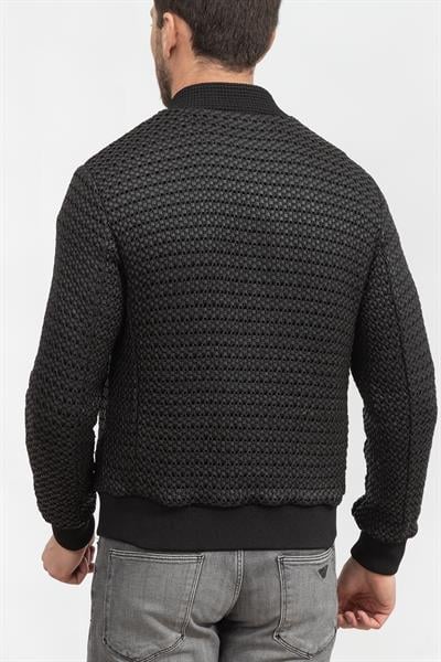 Emporio Armani Erkek Deri Mont