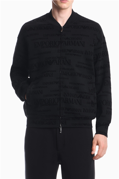 Emporio Armani Erkek Fermuarlı Sweatshirt