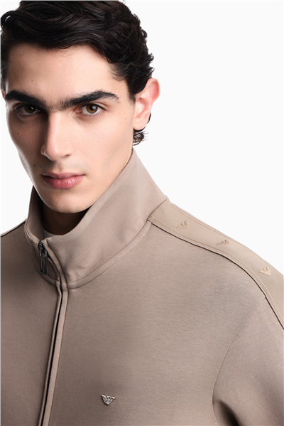 Emporio Armani Erkek Fermuarlı Sweatshirt