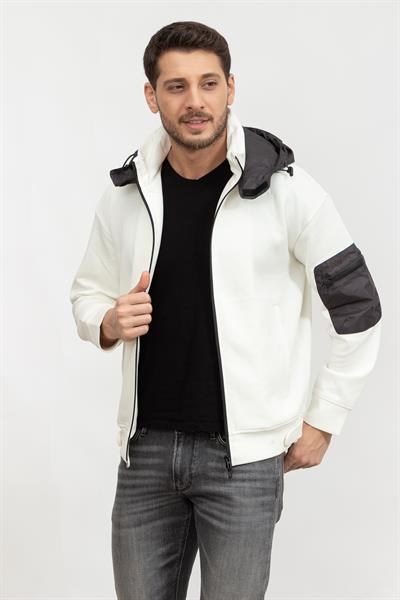 Emporio Armani Erkek Fermuarlı Sweatshirt