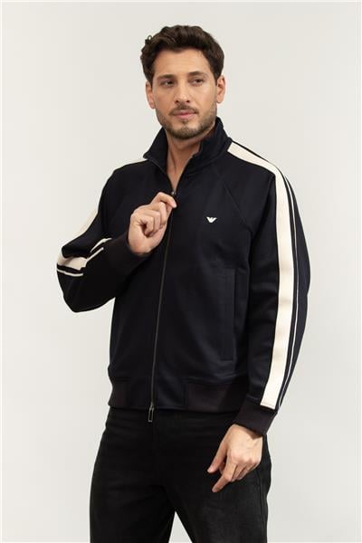 Emporio Armani Erkek Fermuarlı Sweatshirt