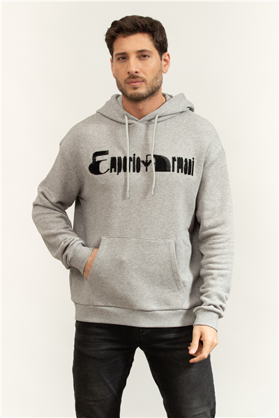 Emporio Armani Erkek Fermuarlı Sweatshirt