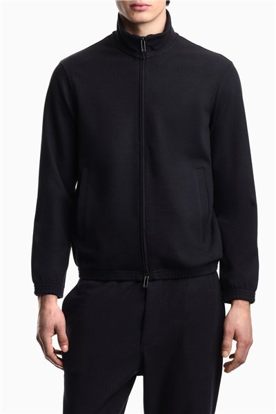 Emporio Armani Erkek Fermuarlı Sweatshirt Çok Renkli