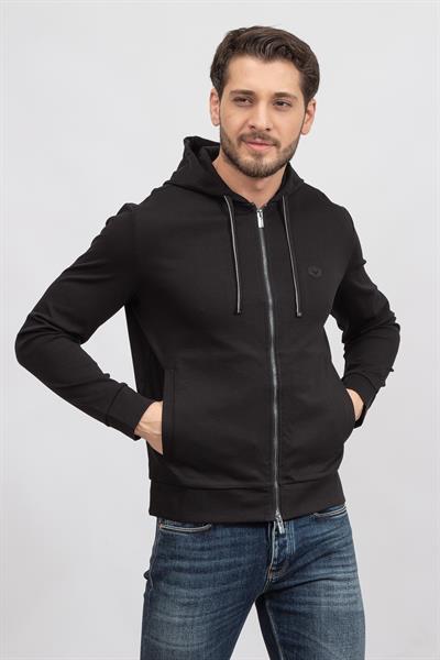Emporio Armani Erkek Fermuarlı Sweatshirt