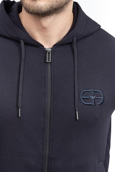 Emporio Armani Erkek Fermuarlı Sweatshirt