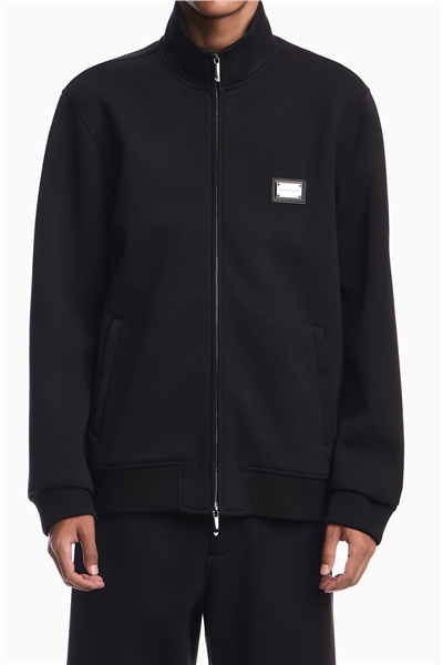 Emporio Armani Erkek Fermuarlı Sweatshirt Siyah