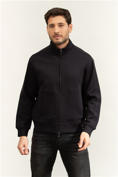 Emporio Armani Erkek Fermuarlı Sweatshirt