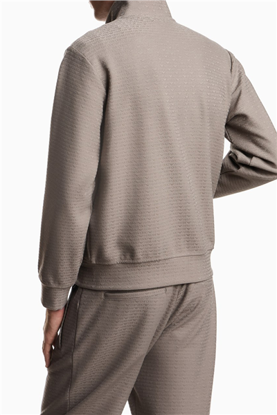 Emporio Armani Erkek Fermuarlı Sweatshirt Çok Renkli