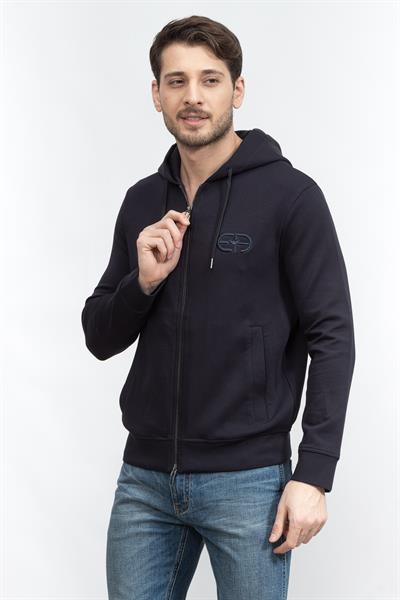 Emporio Armani Erkek Fermuarlı Sweatshirt