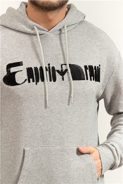 Emporio Armani Erkek Fermuarlı Sweatshirt