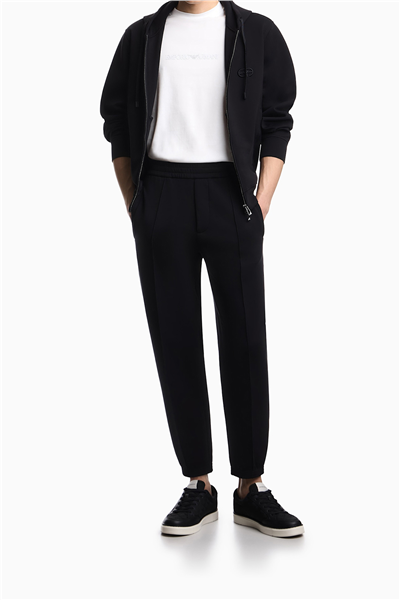Emporio Armani Erkek Fermuarlı Sweatshirt Siyah