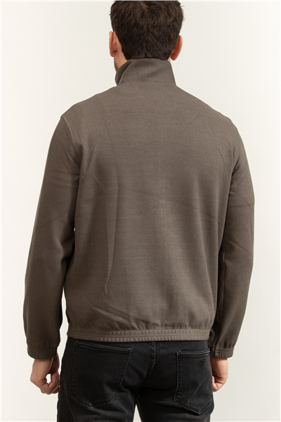 Emporio Armani Erkek Fermuarlı Sweatshirt