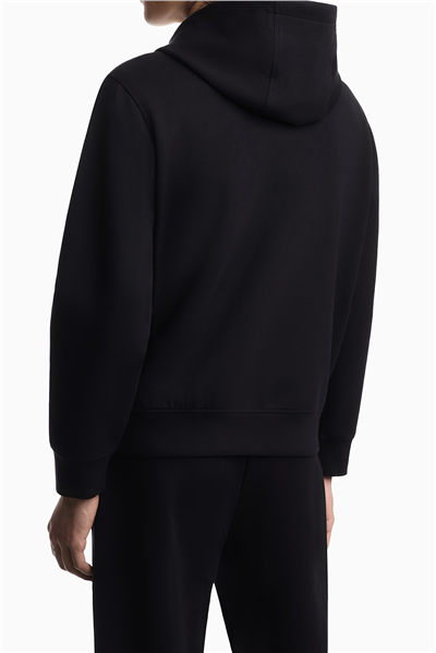 Emporio Armani Erkek Fermuarlı Sweatshirt Siyah