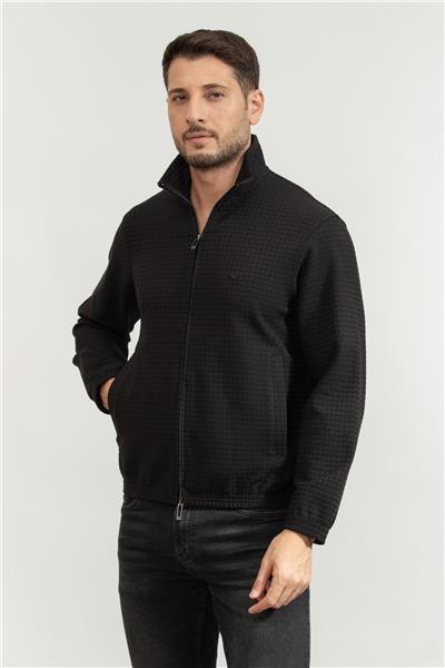 Emporio Armani Erkek Fermuarlı Sweatshirt