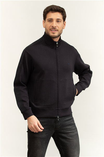 Emporio Armani Erkek Fermuarlı Sweatshirt