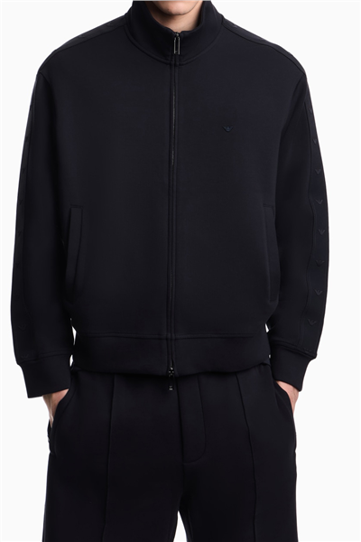 Emporio Armani Erkek Fermuarlı Sweatshirt Lacivert