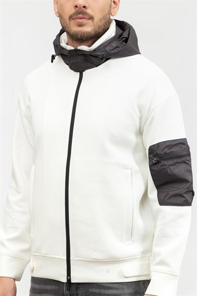 Emporio Armani Erkek Fermuarlı Sweatshirt