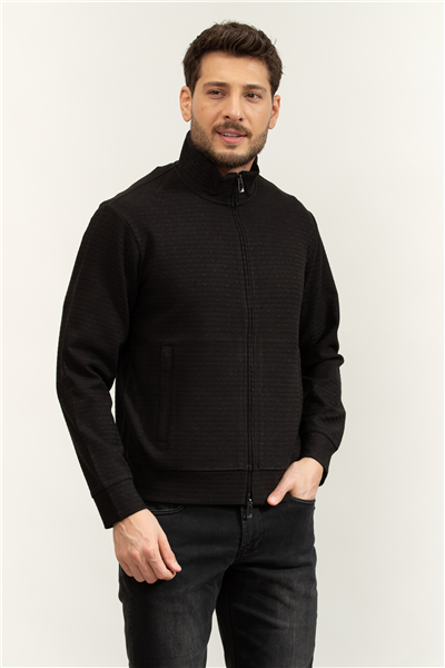 Emporio Armani Erkek Fermuarlı Sweatshirt