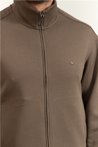 Emporio Armani Erkek Fermuarlı Sweatshirt