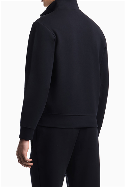 Emporio Armani Erkek Fermuarlı Sweatshirt Lacivert