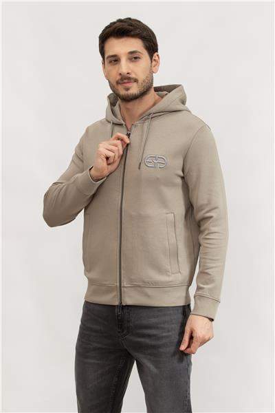 Emporio Armani Erkek Fermuarlı Sweatshirt