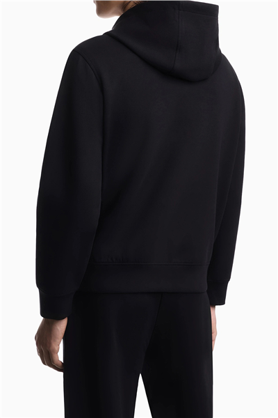 Emporio Armani Erkek Fermuarlı Sweatshirt Siyah