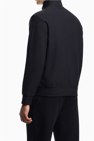 Emporio Armani Erkek Fermuarlı Sweatshirt Çok Renkli