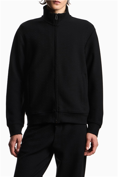 Emporio Armani Erkek Fermuarlı Sweatshirt Çok Renkli