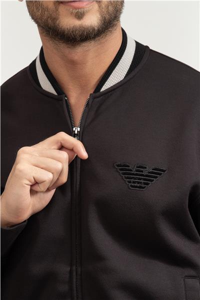 Emporio Armani Erkek Fermuarlı Sweatshirt
