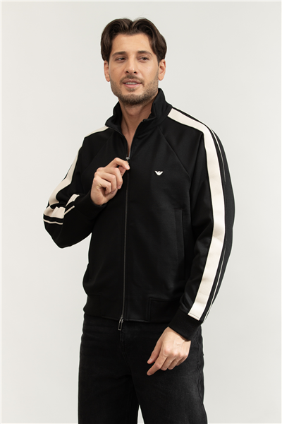 Emporio Armani Erkek Fermuarlı Sweatshirt
