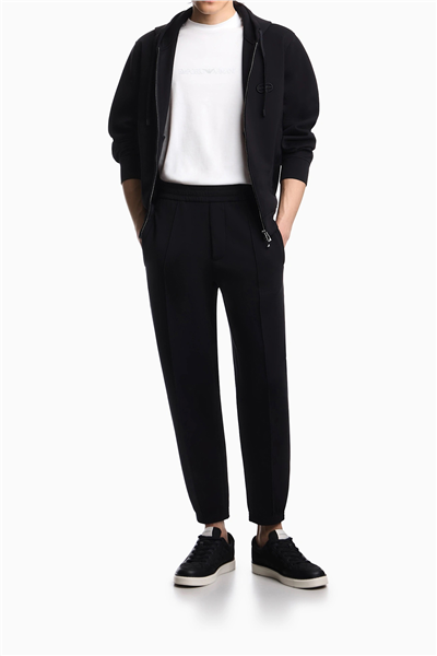 Emporio Armani Erkek Fermuarlı Sweatshirt Siyah