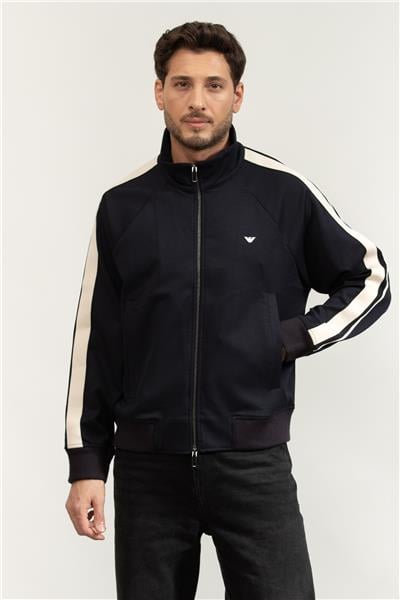 Emporio Armani Erkek Fermuarlı Sweatshirt