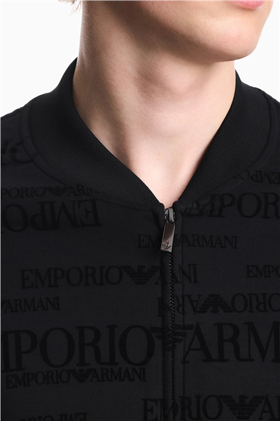 Emporio Armani Erkek Fermuarlı Sweatshirt