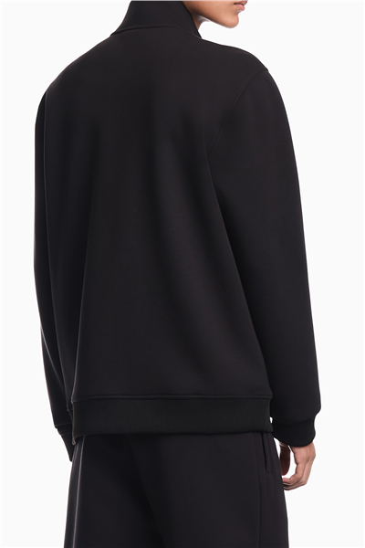 Emporio Armani Erkek Fermuarlı Sweatshirt Siyah