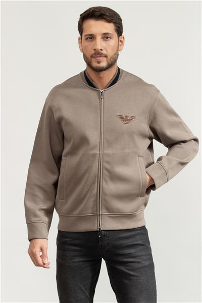 Emporio Armani Erkek Fermuarlı Sweatshirt